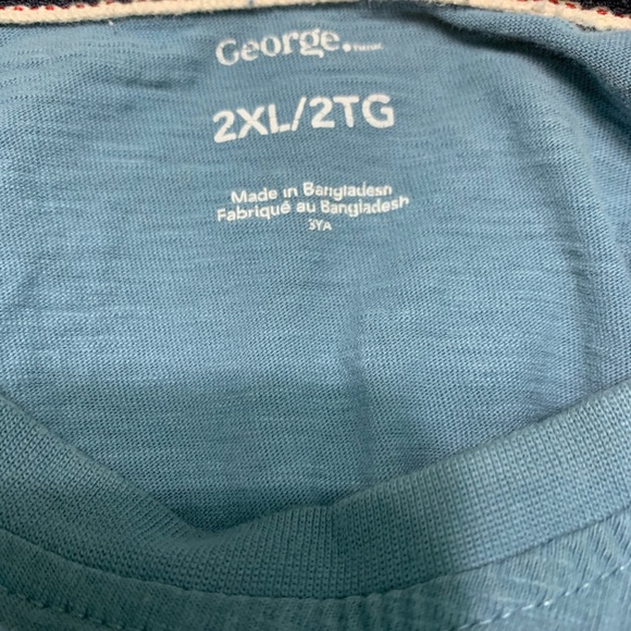 5/$45 Sunset Pavilion Printed Tee by George - Picture 2 of 2